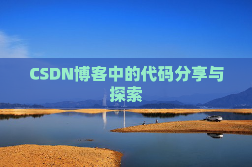 CSDN博客中的代码分享与探索
